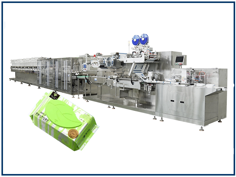 全自動16道濕巾機